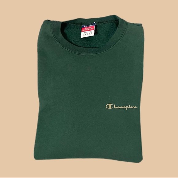Champion Other - Y2K Champion Spell Out Crewneck Heavyweight